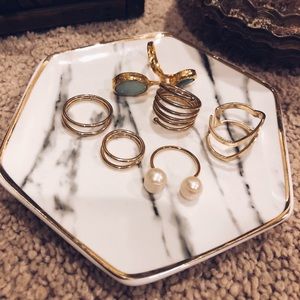 6 Piece Ring Set